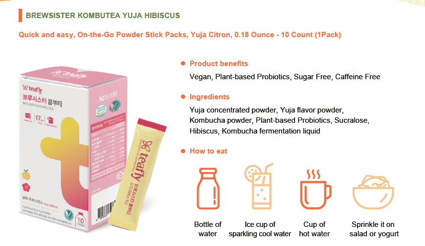 Teafly Yuja Kombutea