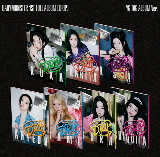 BABYMONSTER Drip 1st Full Album Sealed Zip Lock Ver