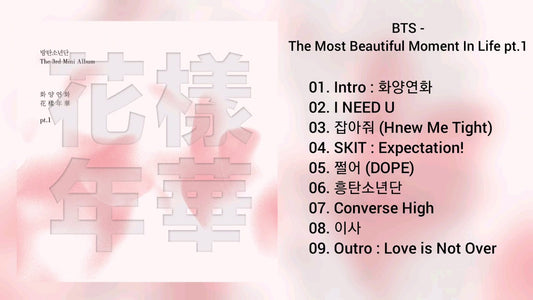 BTS The 3rd Mini Album 화양연화