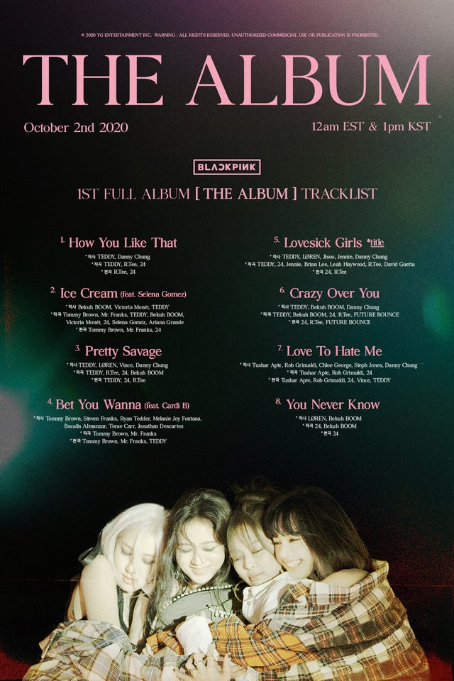 BLACKPINK 1ST FULL ALBUM 'THE ALBUM'