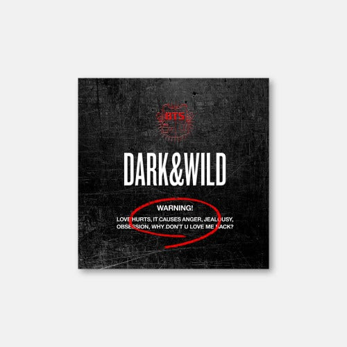 BTS DARK&WILD アルバム フルセット 楽天市場】【おまけ付き】BTS [DARK＆WILD] 1集 CD アルバム