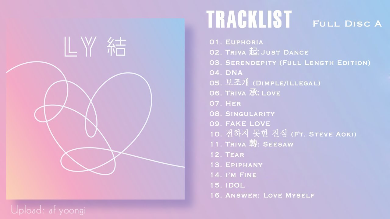 BTS LOVE YOURSELF 'ANSWER'