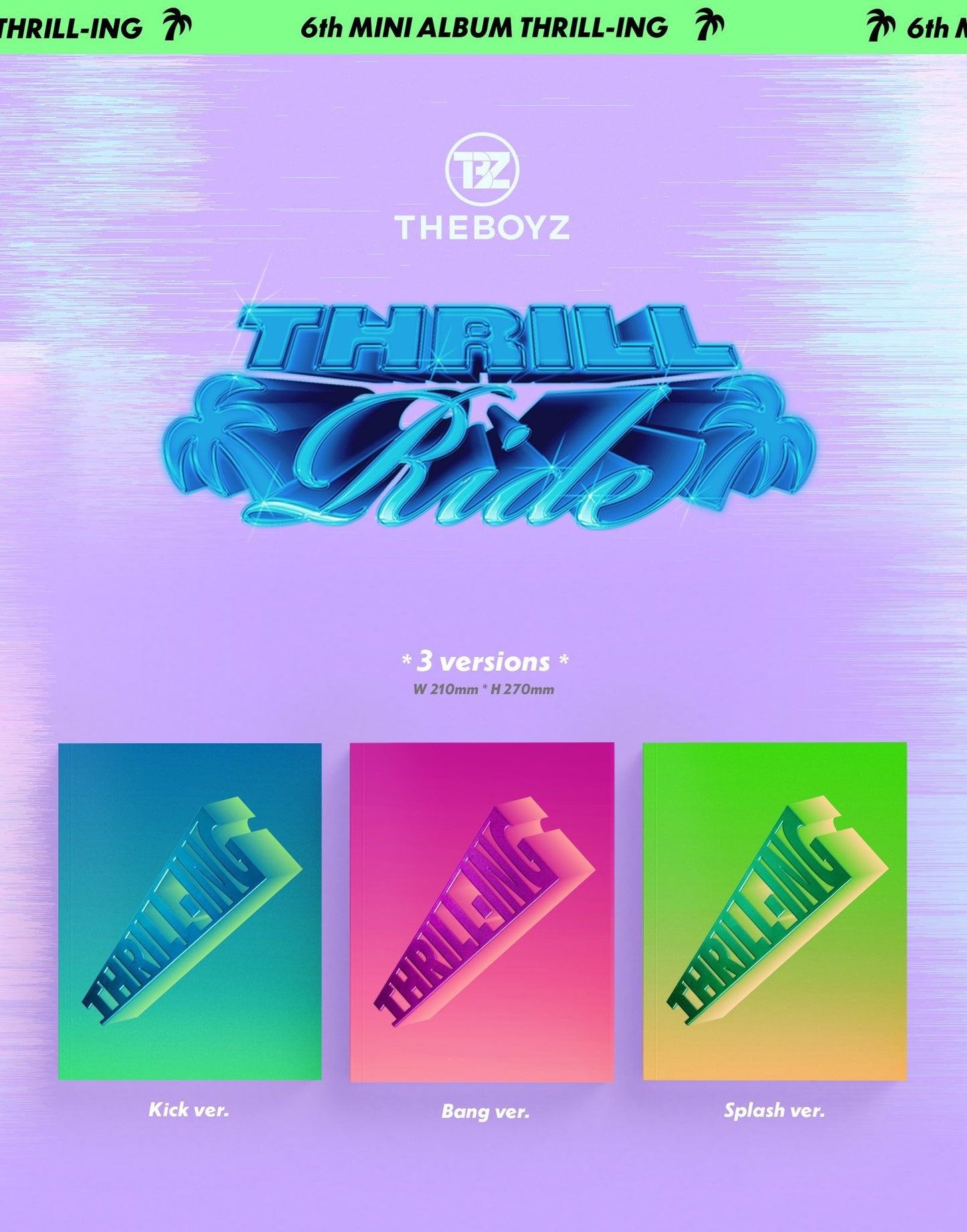 THE BOYZ Thrill-ing 6th Mini Album