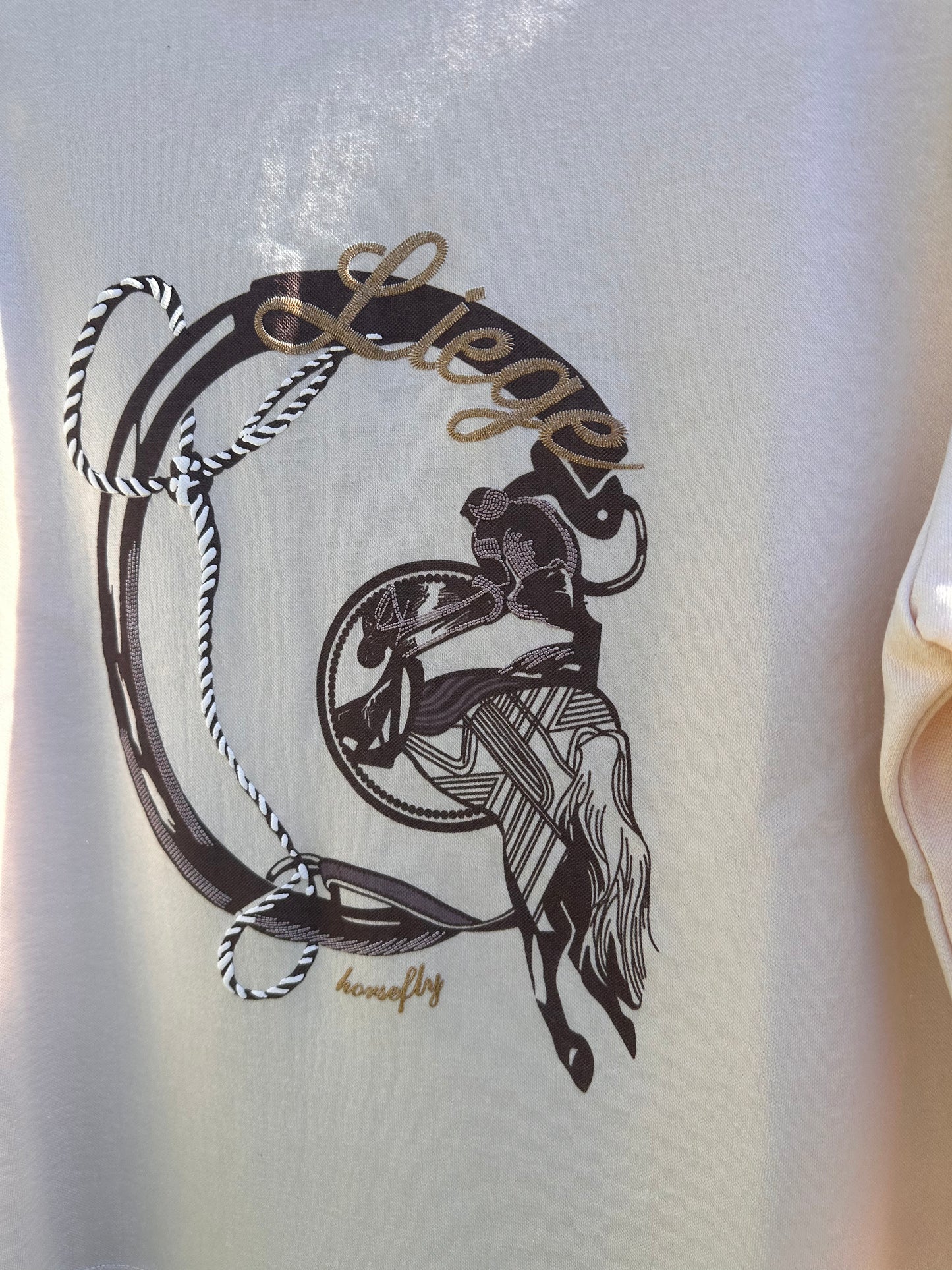 Women’s Round Ray 3/4 Sleeve Loose Fit T-Shirt