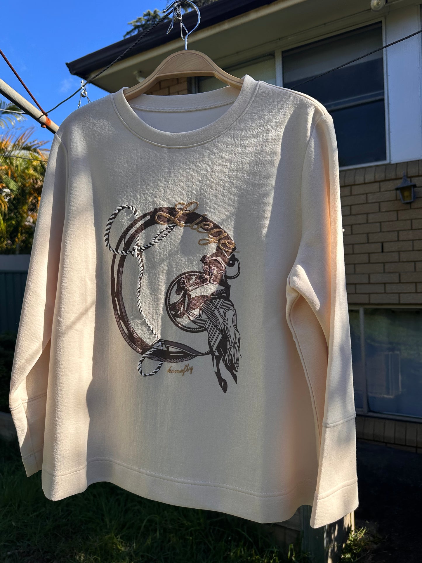 Women’s Round Ray 3/4 Sleeve Loose Fit T-Shirt