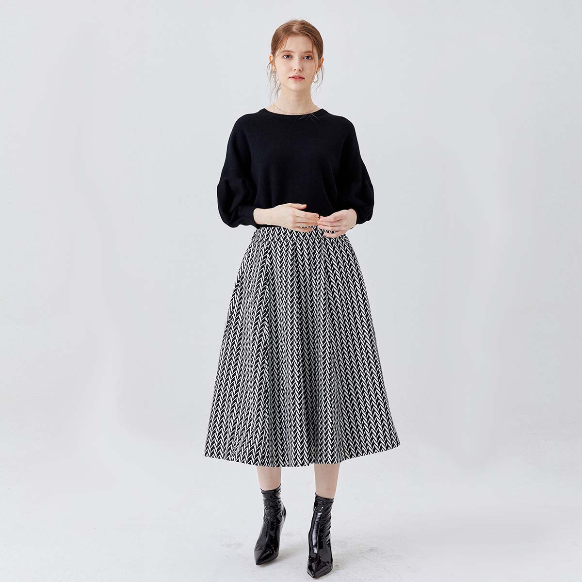CLEF Winter Long Skirt