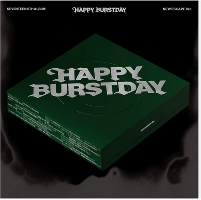 SEVENTEEN [HAPPY BURSTDAY] 5th Album CD+Photo Book+Lyric Book+Poster+4 Card+GIFT