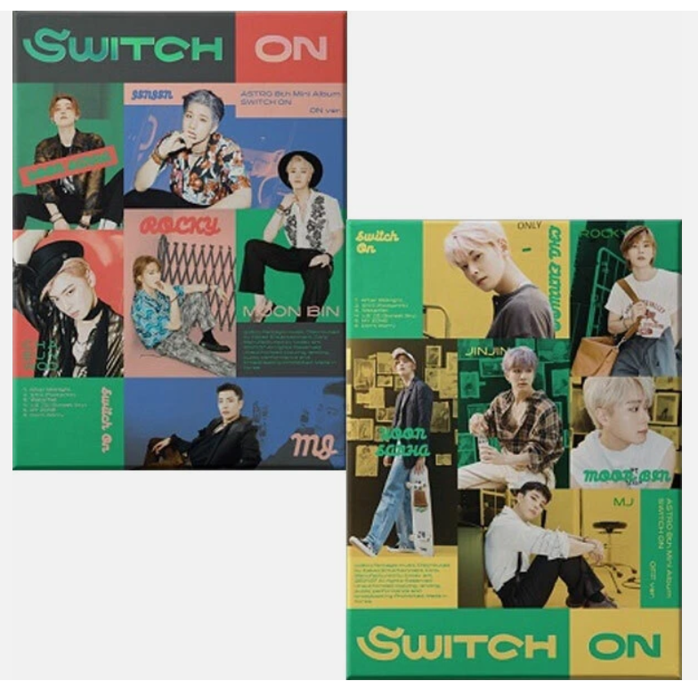 ASTRO [SWITCH ON] 8th Mini Album CD+Photo Book+Lyric Book+3 Card+Sticker+GIFT