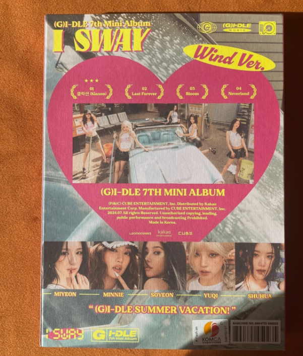 (G) I-DLE GIDLE I SWAY 7th Mini Album, Wind, Wave, Beat Version CD