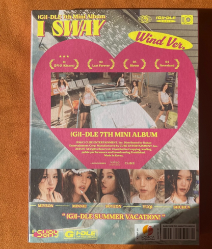 (G) I-DLE GIDLE I SWAY 7th Mini Album, Wind, Wave, Beat Version CD
