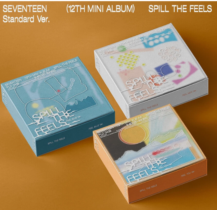 SEVENTEEN [SPILL THE FEELS] 12th Mini Album CD-R+Book+3Card+POB+GIFT