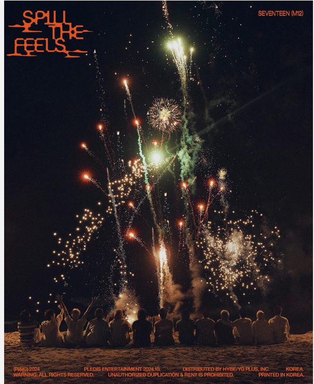SEVENTEEN [SPILL THE FEELS] 12th Mini Album CD-R+Book+3Card+POB+GIFT