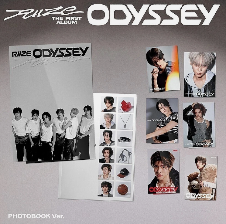 RIIZE [ODYSSEY] 1st Album PHOTO BOOK Ver/CD+Book+Deco+2Sticker+ID Card+Card+GIFT