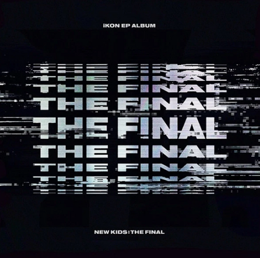 IKON [NEW KIDS:THE FINAL] EP Album BLACK CD+Photo Book+Card+Sticker+Fold Poster