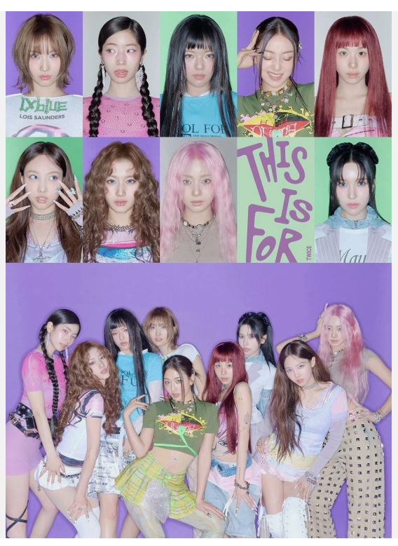 TWICE [THIS IS FOR] 4th Full Album /CD+POSTER+Photo Book+Standee+5 Card
