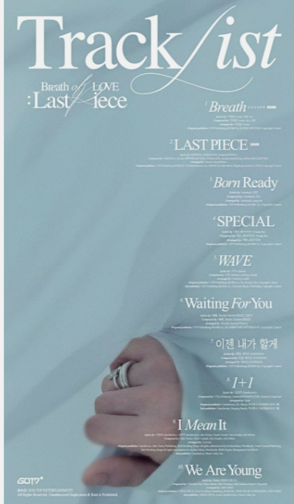 GOT7 BREATH OF LOVE LAST PIECE 4th Album CD+Photo Book