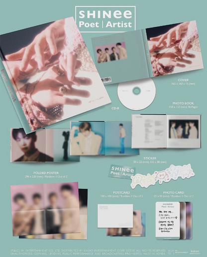 SHINEE POET | ARTIST Single Album PHOTO BOOK Ver/CD+Book+2 Card