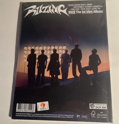 RIIZE - The 1st Mini Album [RIIZING] CD/Photo Book Riizing