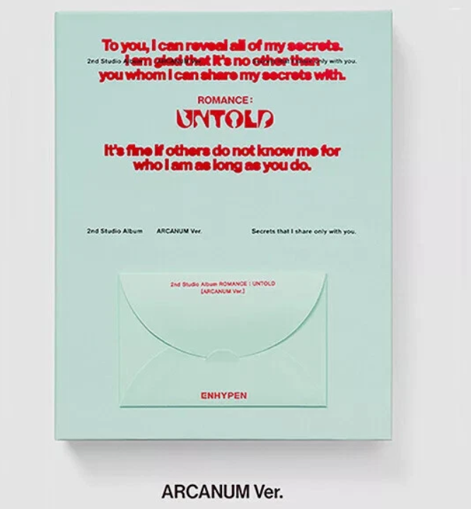 ENHYPEN ROMANCE : UNTOLD 2nd Full Album CD+Photo Book+3Card