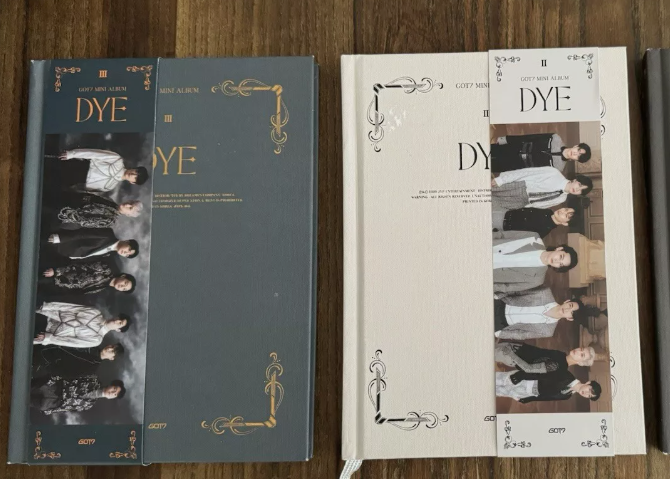 GOT7 Mini Album [DYE] B Ver. CD+80p P.Book+Mirror Card+Bookmark+2p P.Card