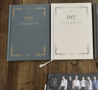 GOT7 Mini Album [DYE] B Ver. CD+80p P.Book+Mirror Card+Bookmark+2p P.Card