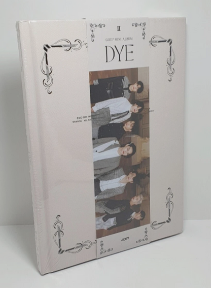 GOT7 Mini Album [DYE] B Ver. CD+80p P.Book+Mirror Card+Bookmark+2p P.Card