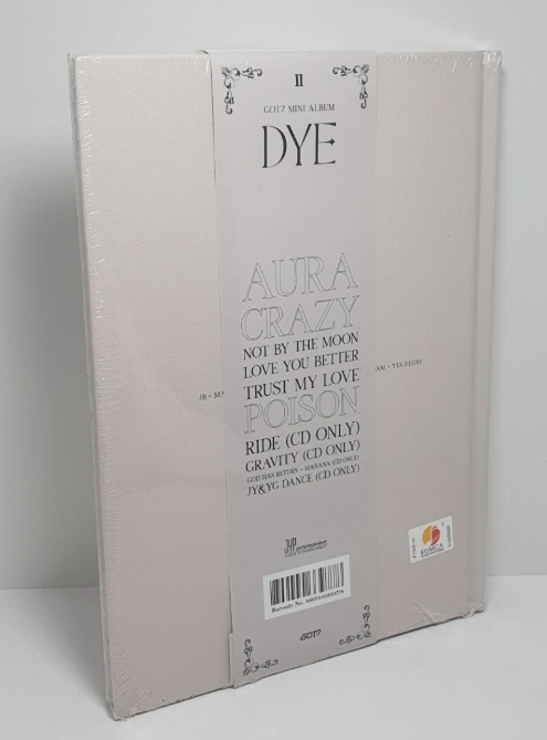 GOT7 Mini Album [DYE] B Ver. CD+80p P.Book+Mirror Card+Bookmark+2p P.Card