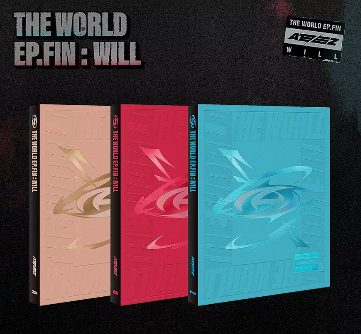 ATEEZ THE WORLD EP.FIN : WILL 2nd Album Cover A Ver CD+Photo Book+Card