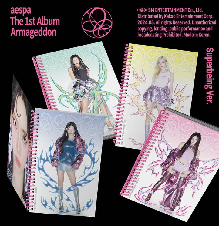 AESPA [ARMAGEDDON] The 1st Album CD+Photo Book+2 Card