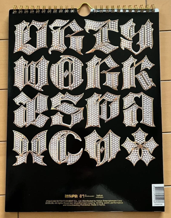 AESPA Dirty Work Dirty Worker Ver. CD-R Photo Book Sticker