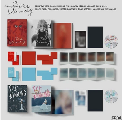 IU [THE WINNING] 6th Mini Album CD+2Photo Book+14 Card+6 Sticker