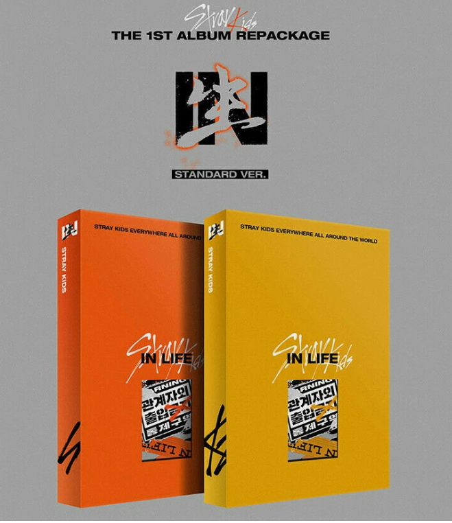 STRAY KIDS IN生/IN LIFE Repackage Album STANDARD RANDOM CD+P.Book+3 Card