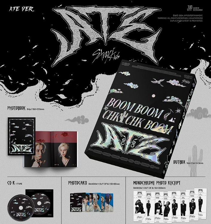 STRAY KIDS [ATE] Mini Album LIMITED ATE Ver/CD+Book+Card+Photo+2 Poster+POB+GIFT