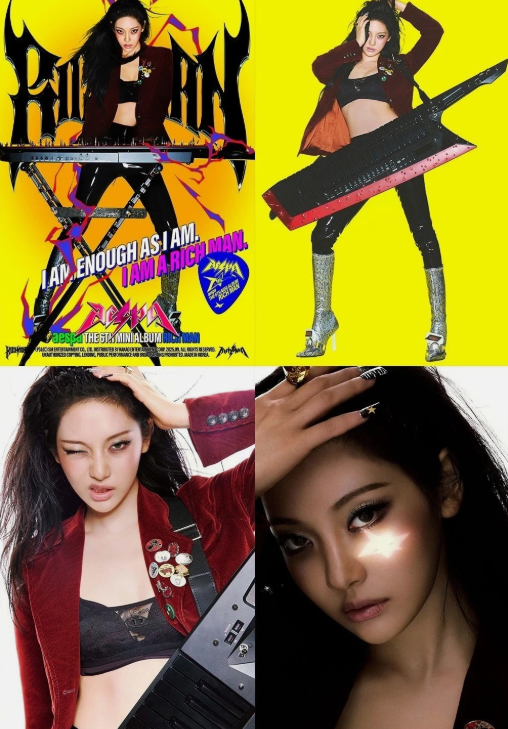 AESPA [RICH MAN] 6th Mini Album BURST Ver/CD+Photo Book+Poster+Card+GIFT SEALED