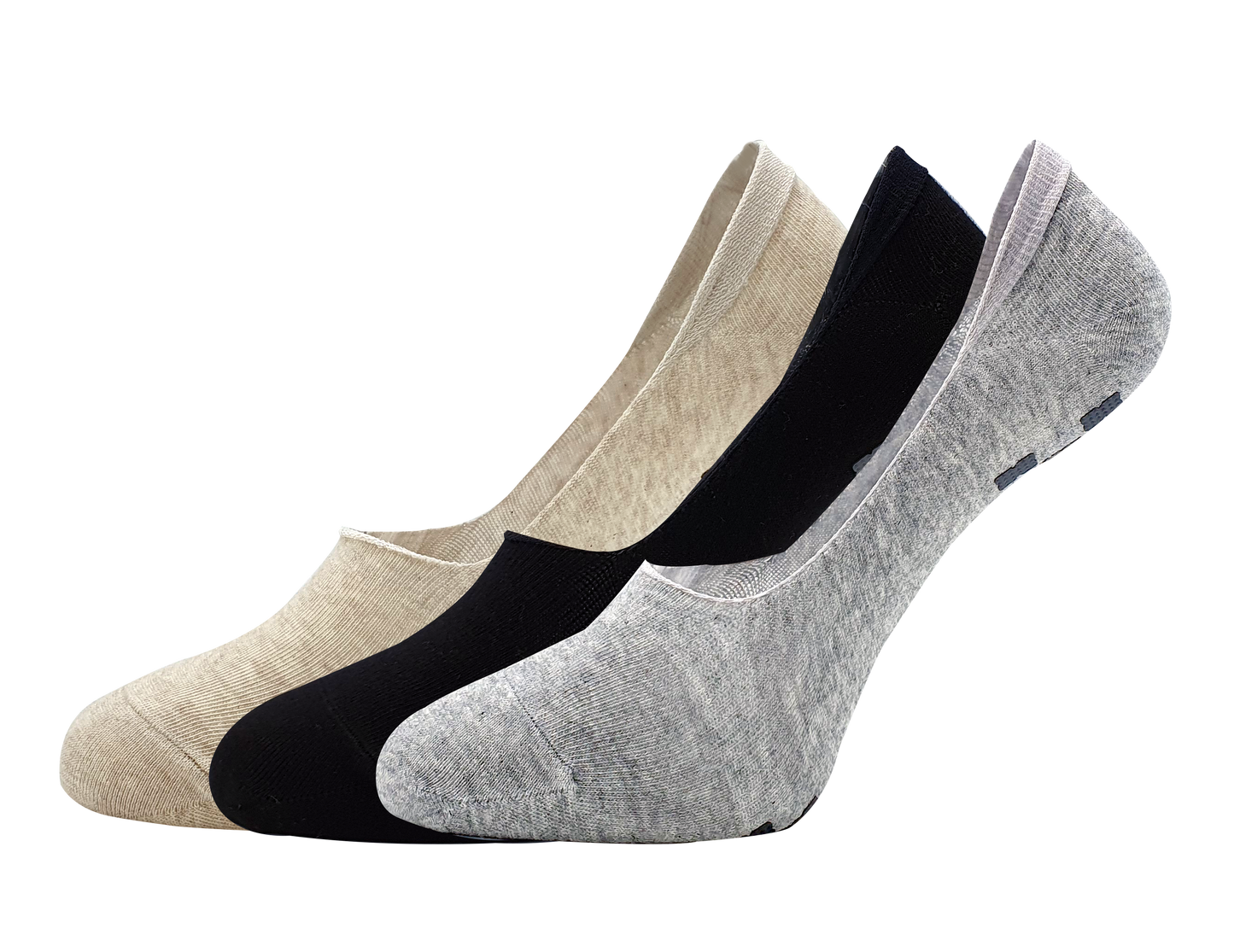 WEFOOT® IN&OUT Dual-Grip invisible socks on ankles