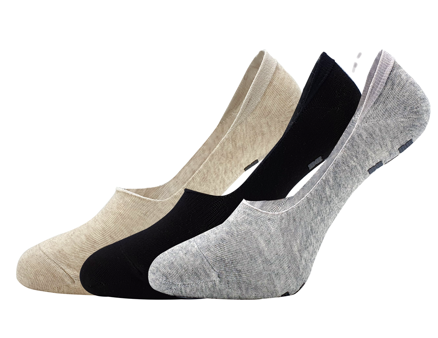 WEFOOT® IN&OUT Dual-Grip invisible socks on ankles