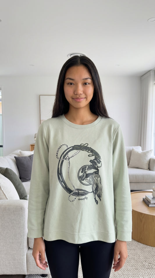 Women’s Round Ray 3/4 Sleeve Loose Fit T-Shirt