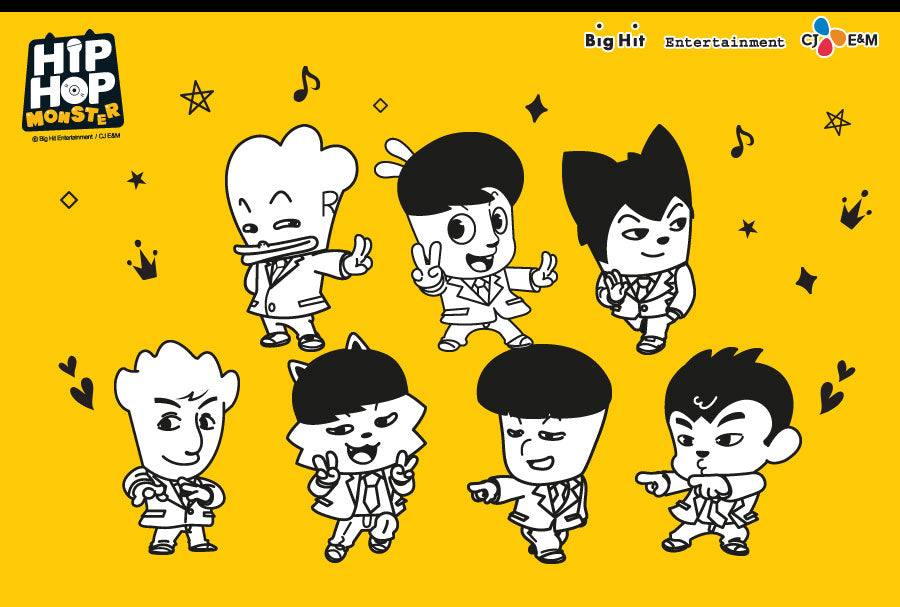 BTS Hip Hop Monster Towel
