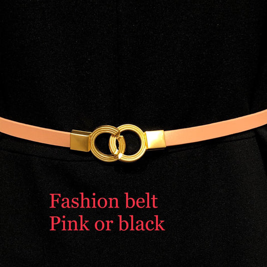 Ladies fashion belt clip round