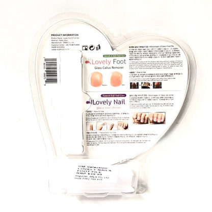 Nude Nail Shiner & Foot File set