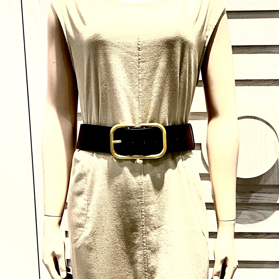 Leather Fashion Belt - 5.6cm
